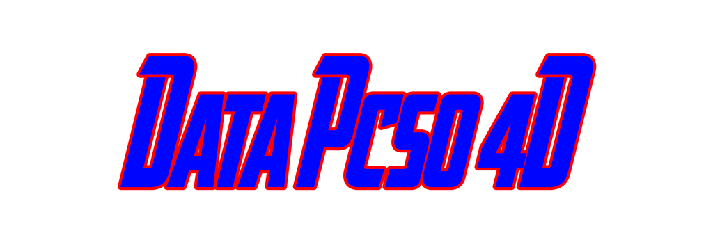 DATA PCSO 4D